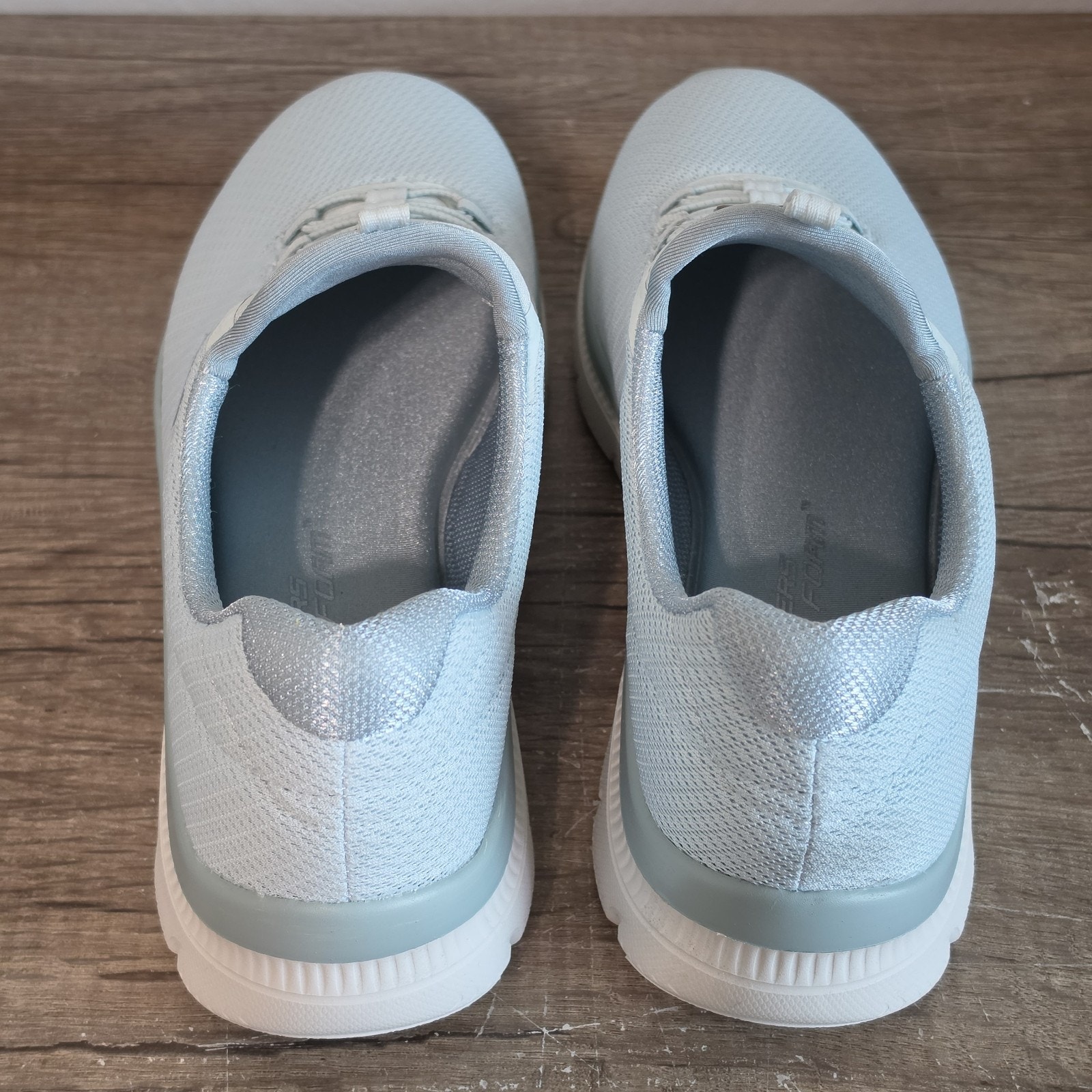 Skechers Summits Plus Summer Haze Women's Slip-On Casual Shoes Size 10 Blue — image 8 of 8